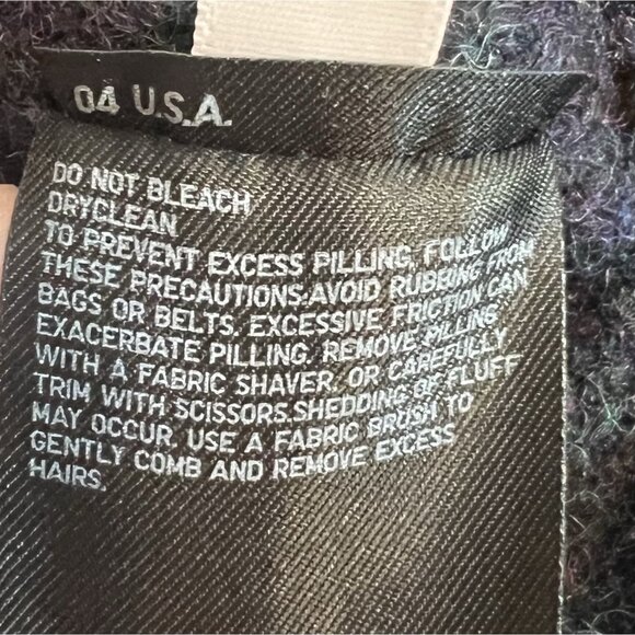 Uniqlo Women’s Long Cardigan 100% Wool Sweater Hooded Small Gray Pockets Button - Picture 12 of 12